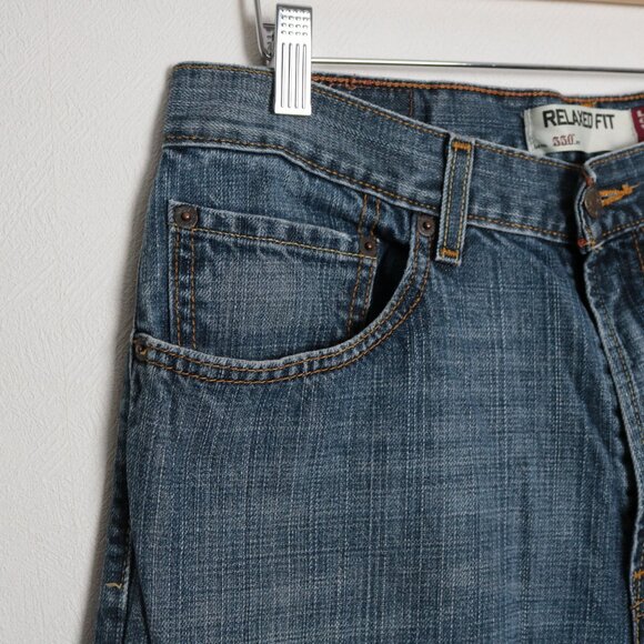 Mens Levi's 550 Relaxed Fit Medium Wash Denim Jeans Size W32 x L32 - Picture 5 of 12